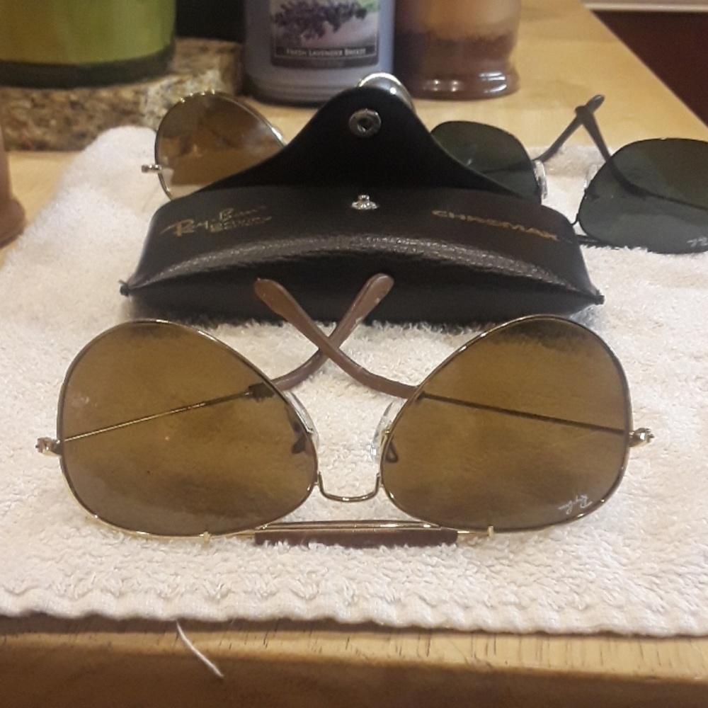 Ray Ban leathers